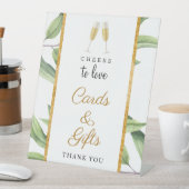 応援愛する植物性ブライダルシャワーカードギフト 台座サイン (インサイチュ)