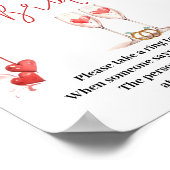 応援愛ブライダルシャワー花嫁を言わない ポスター (角)