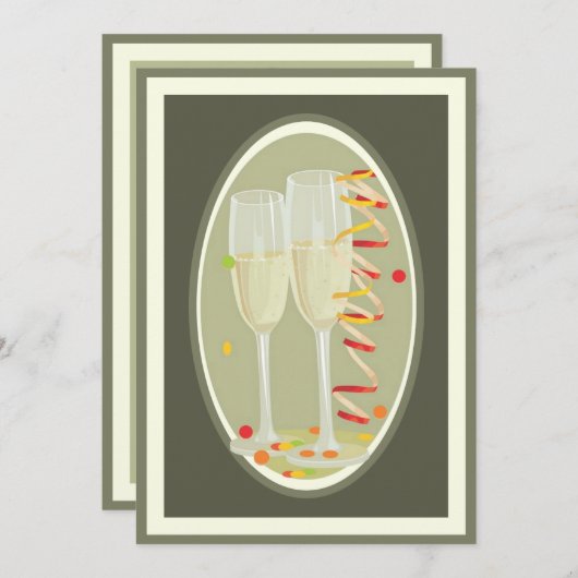 応援招待状 招待状 (正面/裏面)