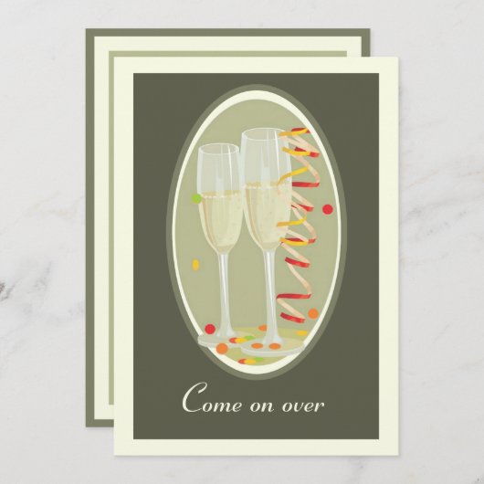 応援招待状 招待状 (正面/裏面)