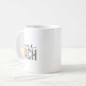 応援指導員 レパード 応援グッズ かわいい応援 コーヒーマグカップ (正面左)