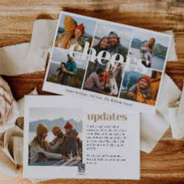 応援数々のフォトクリスマスカード シーズンカード