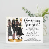 応援新年グリッターガールズナイトアウト 招待状 (スタンド正面)