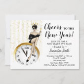 応援新年グリッターガールズナイトアウト 招待状 (正面)