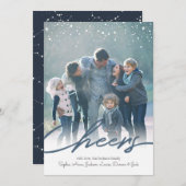 応援新年 |星と星座の写真カード シーズンカード (正面/裏面)