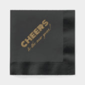 応援新年！ 箔ナプキン (正面)