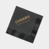 応援新年！ 箔ナプキン (左)