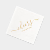 応援新年! 箔ナプキン (左)