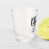 応援日付の保存 ショットグラス (左)