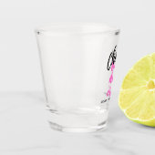 応援最高のディエバーお祝いパーソナライズされた ショットグラス (左)