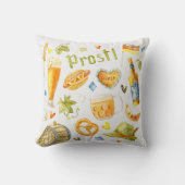 応援枕とビール クッション (正面)