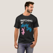 応援母ギフト私のベビーフライチアリーダーFl Tシャツ (正面フル)