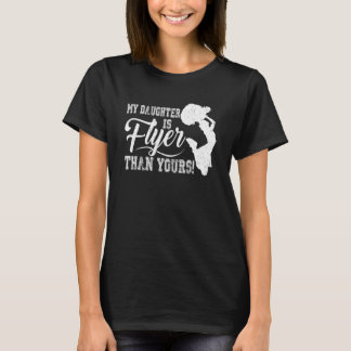 応援母チアリーダーパパ娘はチラシTh Tシャツ