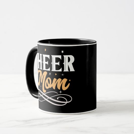 応援母チアリーダー母ママチアリーティング マグカップ (正面左)