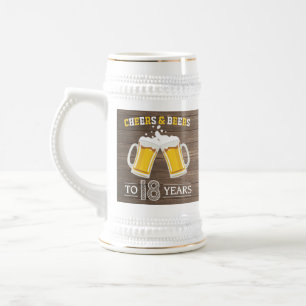 応援素朴とビールから18年 ビールジョッキ