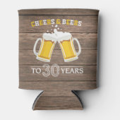 応援素朴とビールから30年クーラーボックス 缶クーラー (正面)