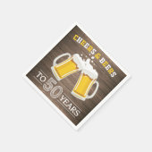 応援素朴とビールから50年ナプキンス スタンダードカクテルナプキン (角)