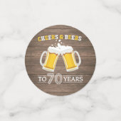 応援素朴とビールが30年 コンフェッティ (スモール正面)