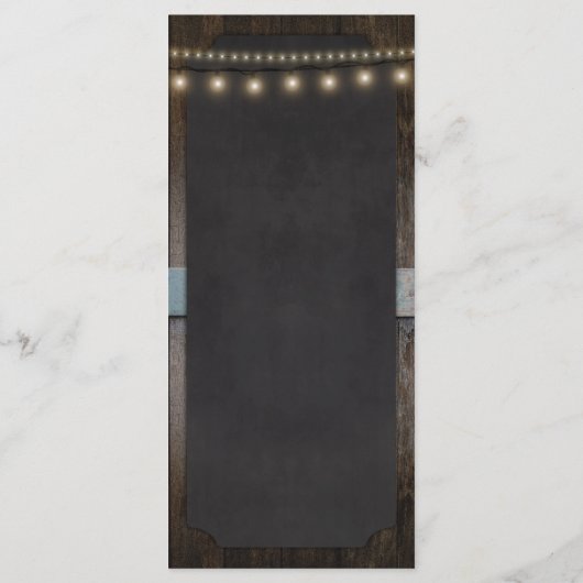 応援素朴とビール4x9ディナーメニュー メニュー (裏面)