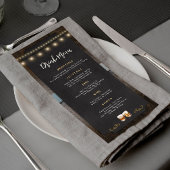 応援素朴ウイスキーのショットをテーマにした4x9 Drinkメニュー メニュー