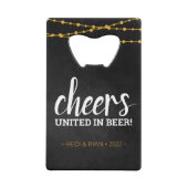 応援結婚ズのビールクレジットカードボトルオープナー クレジットカード栓抜き (正面)