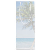 応援結婚ズゲストワインバッグパームツリーズ ワインギフトバッグ (裏面)