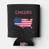 *~*応援統一されたグランジ州国旗 缶クーラー (裏面)