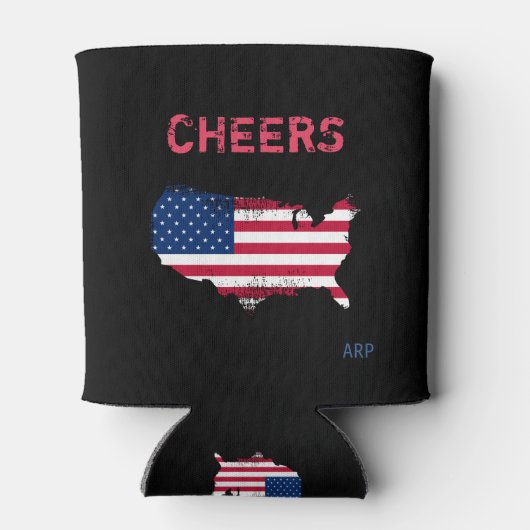 *~*応援統一されたグランジ州国旗 缶クーラー (裏面)