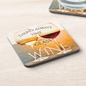応援芸術的海とワインコースター コースター (左側)