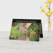 応援誕生日飲料 カード (黄色い花)