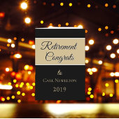 応援退院!完璧なカスタム退職カード カード