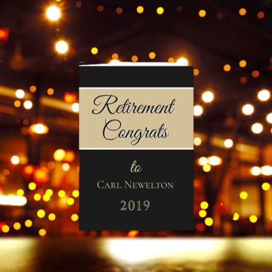 応援退院!完璧なカスタム退職カード カード