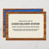 応援配送システム 招待状 (正面/裏面)