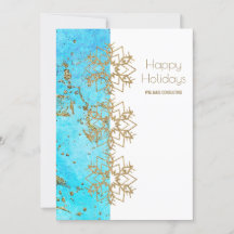 応援金ゴールドと水彩会社クリスマス