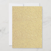 応援金ゴールド大晦日の招待状 招待状 (裏面)