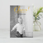 応援金ゴールド年賀状 シーズンカード (スタンド正面)