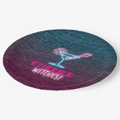 応援魔女おかしいハロウィーン ペーパープレート (アングル)