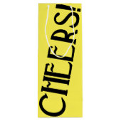 応援黄アールデコ ワインギフトバッグ (裏面)