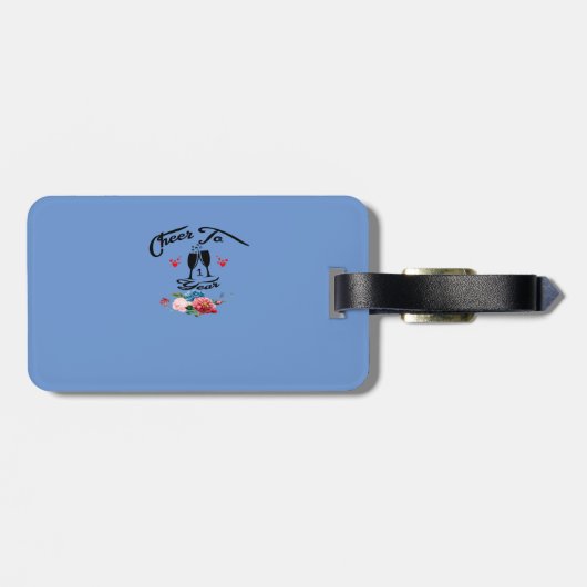 応援1年目のTシャツ1周年結婚まで ラゲッジタグ (裏面横)