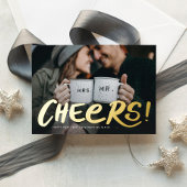 応援1枚はっきりした写真新年 箔シーズンカード