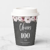 応援100誕生日 紙コップ (裏面)