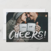 応援2つの写真水の色happy new year シーズンカード (正面)