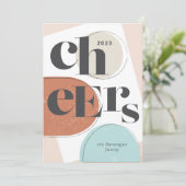 応援2023年新年フラットトレンディーホリデーカード シーズンカード (スタンド正面)