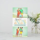 応援2025柑橘類ストライプ年始2枚の写真 シーズンカード (スタンド正面)