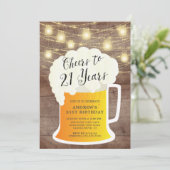 応援21年21歳の誕生日招待状 招待状 (スタンド正面)