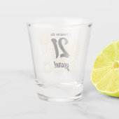 応援21年！ ショットグラス (裏面)