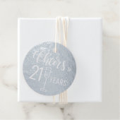 応援21歳の男性の誕生日エレガント フェイバータグ (箱)