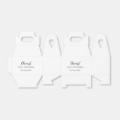 応援21歳の誕生日の追加の名前のシンプル日付ミニマル フェイバーボックス (折り畳みなし)