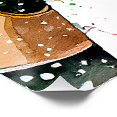 応援21歳の誕生日シャンパンフォト ポスター (コーナー)