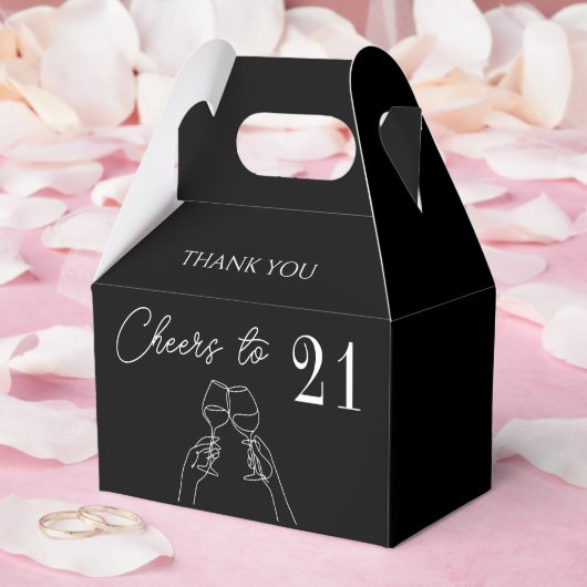 応援21歳エレガント フェイバーボックス (ウェディング)